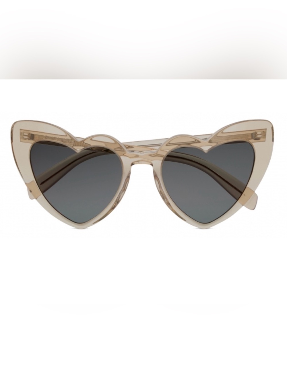 Saint Laurent LouLou Heart-Shaped Sunglasses